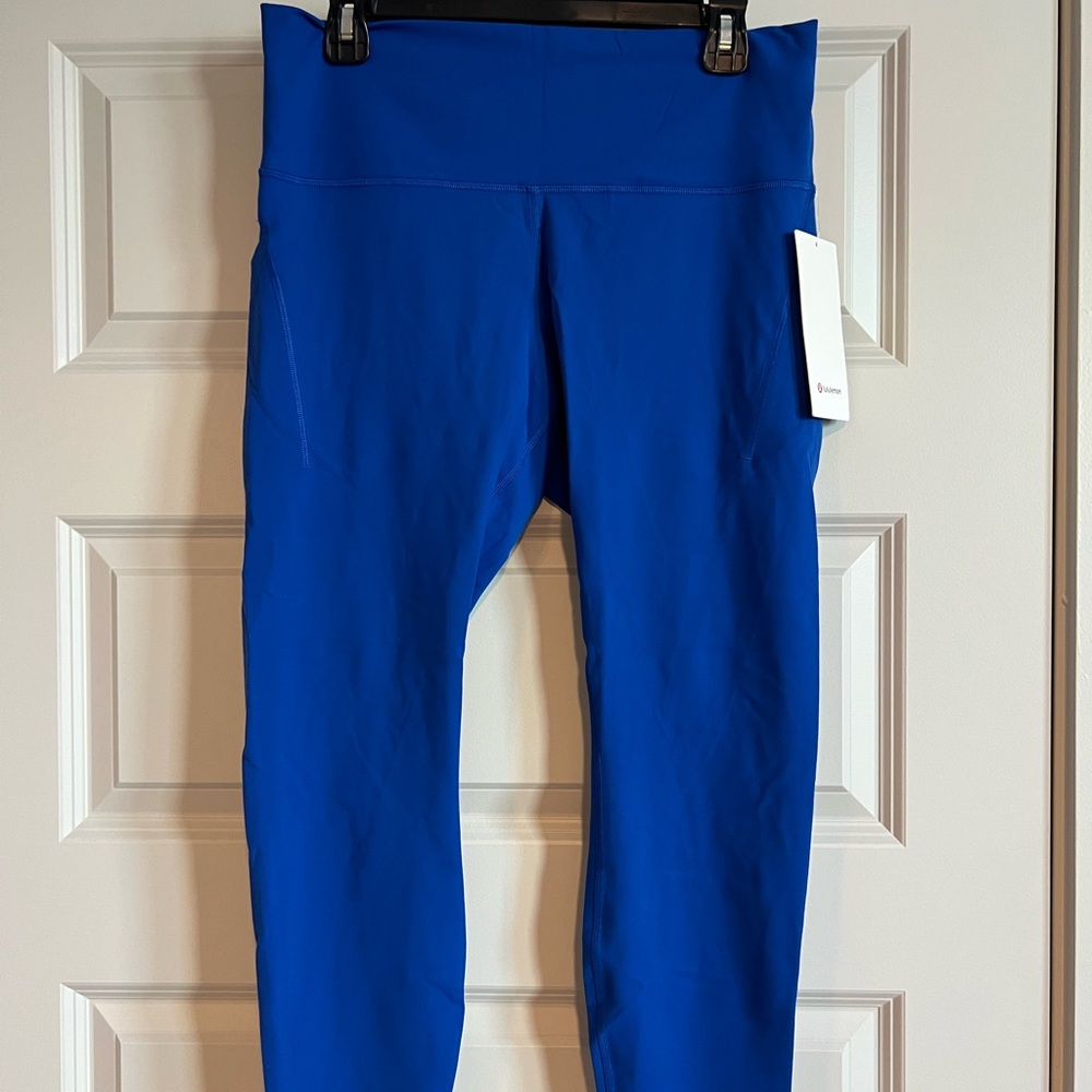 Lululemon Athletica Blue Leggings Vibrant and Structured